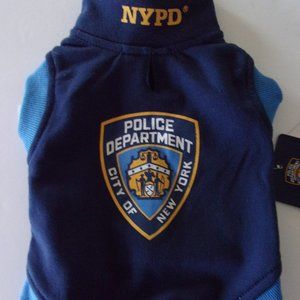 nypd dog puffer jacket